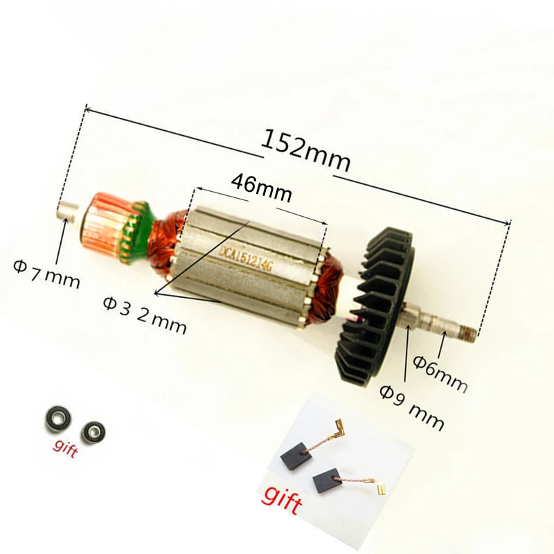 

Workshop Tools AC220-240V Armor Rotor Anchors For MAKITA 9553HB 9553HN 9554NB