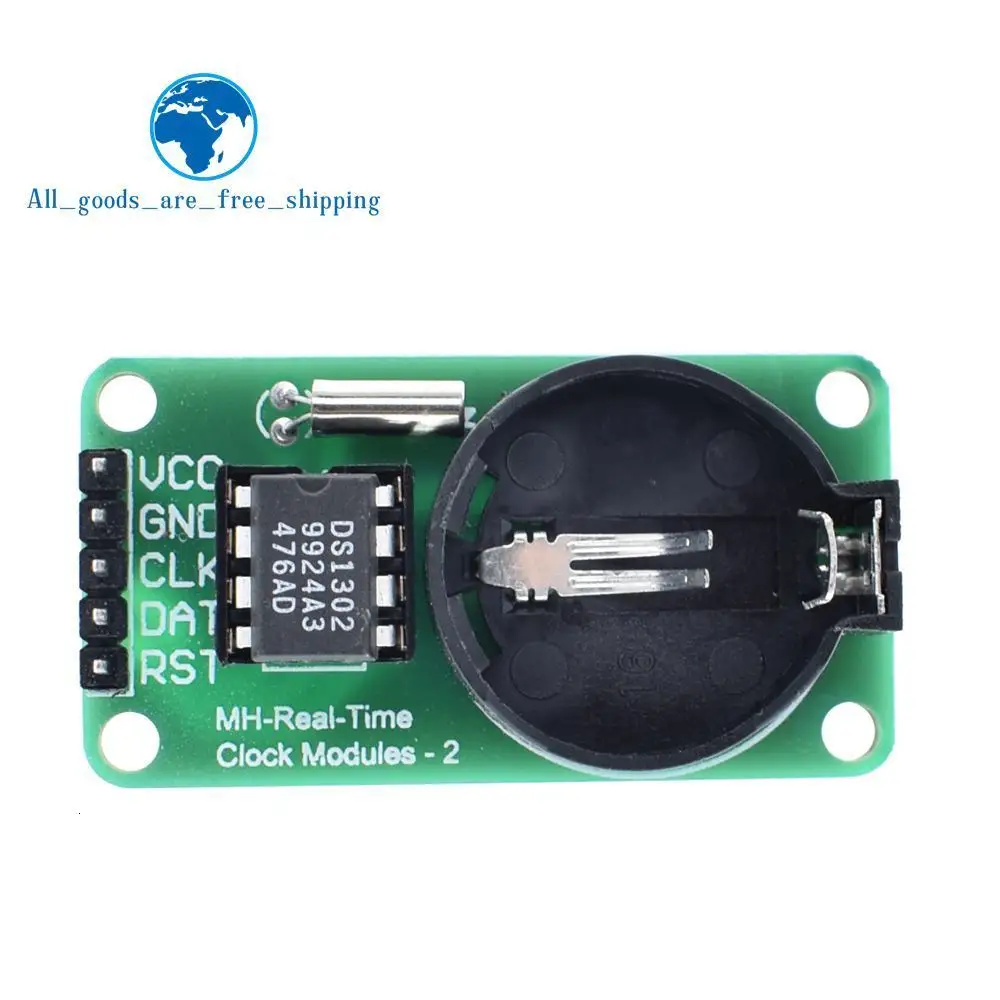 TZT Новое поступление RTC DS1302 модуль часов реального времени для AVR ARM PIC SMD для Arduino