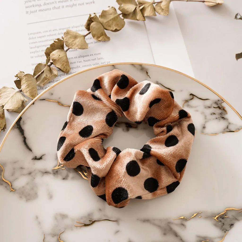 Girl Sweet Headbands New Animal Velvet Cloth Large Hair Ring Ladies Hair Elastic Head Hair Accessories Akcesoria Do Wlosow - Цвет: D