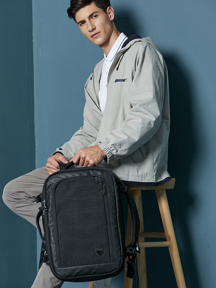 ARCTIC HUNTER многофункциональные 17 дюймовые рюкзаки для ноутбука для подростков, мужской рюкзак для путешествий, сумка большой емкости, повседневная винтажная Новинка