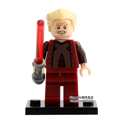 Star Wars Figure starwars Maz Anakin Yoda Luke Sith Lord Darth Vader Maul Revan Dooku Sidious Leia Han Solo Building Blocks toys - Цвет: PG651