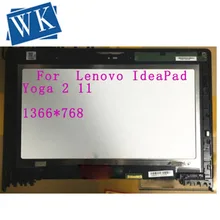 1366*768 11," ЖК-экран сенсорный дигитайзер в сборе для lenovo ideapad yoga2 11 yoga 2 11 LP116WH6(SP)(A1) B116XAT02.0