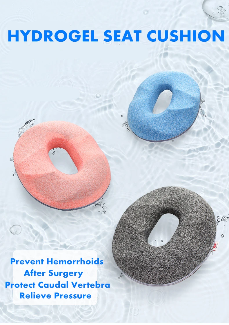 PurenLatex Cooling Gel Chair Cushion Seat Coccyx Comfort Hemorrhoid (2)