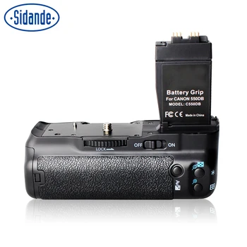

Sidande C550D Battery Grips Holder used for Canon 550D 600D 650D 700D DSLR Camera Battery Holder Battery Exclude