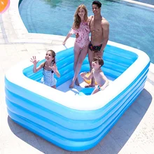 Iatable pool, 1.5/1.8/2/2, 6/3.05m, 3/4 thier layers, for summer, water games, iatable pools for adults and children