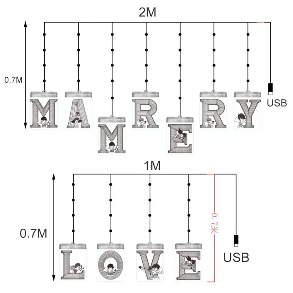 MARRY ME светодиодный светильник-гирлянда деревенский Свадебный декор винтажные принадлежности для украшения свадебной вечеринки свадебное украшение для свадьбы