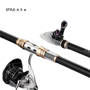 

Fishing Rod Carbon Fiber Telescopic Fishing Pole for Saltwater Freshwater Travel WHShopping