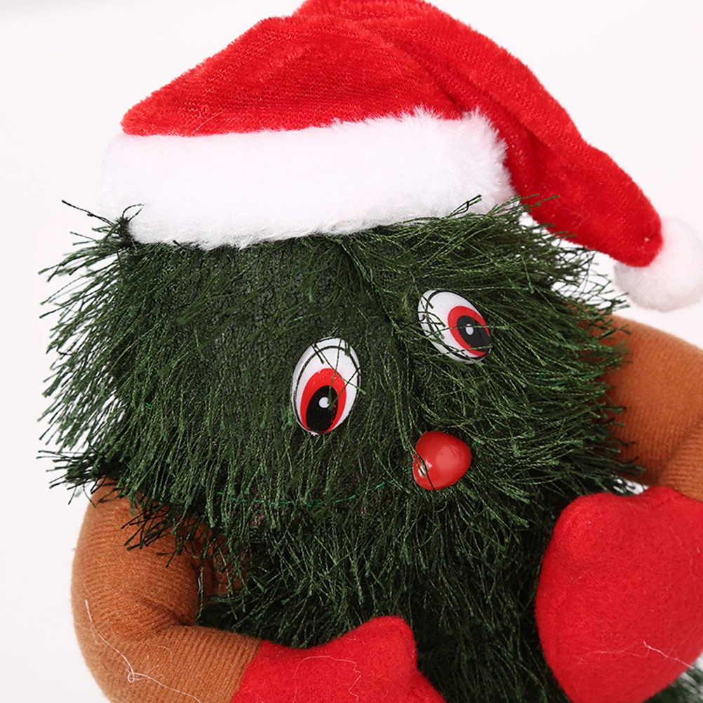 1 Набор Электрический Санта Клаус Рождественская елка умная вокальная игрушка светящаяся музыка вращающаяся танцевальная игрушка для мальчиков и девочек лучший рождественский подарок