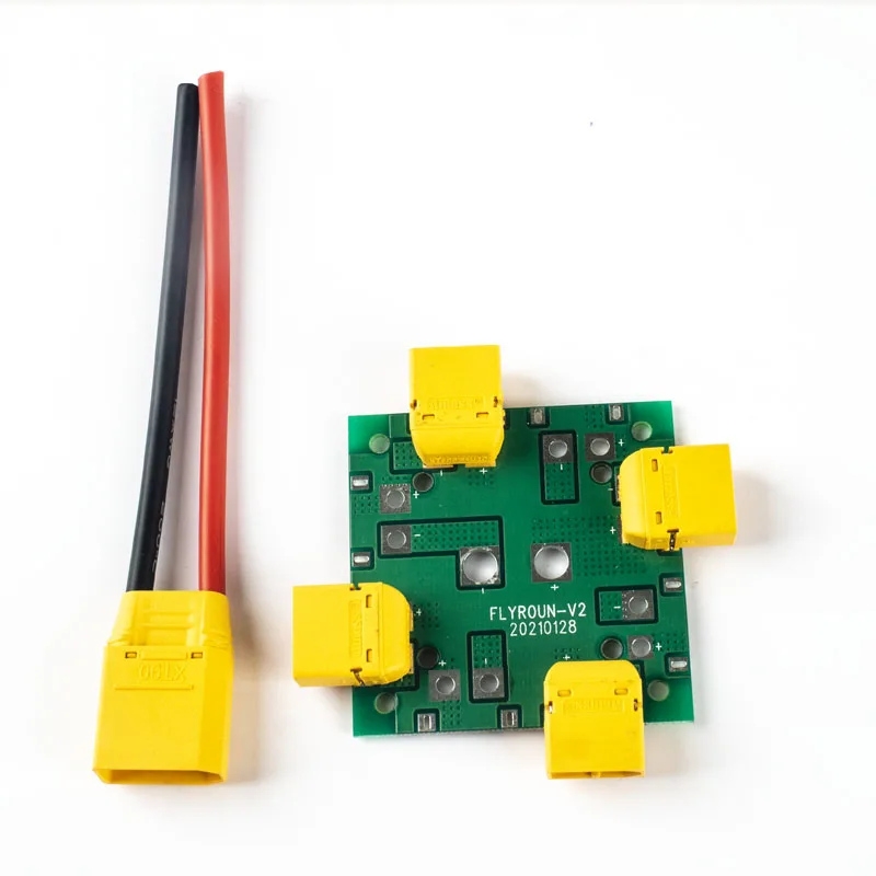 Flyroun Pdb Xt60 Power Distribution Board Pdb-Xt60 2-6S With Xt90/T Plug/Xt60 For Fpv Drone Quadcopter Qav210  F450/F550/Zd680