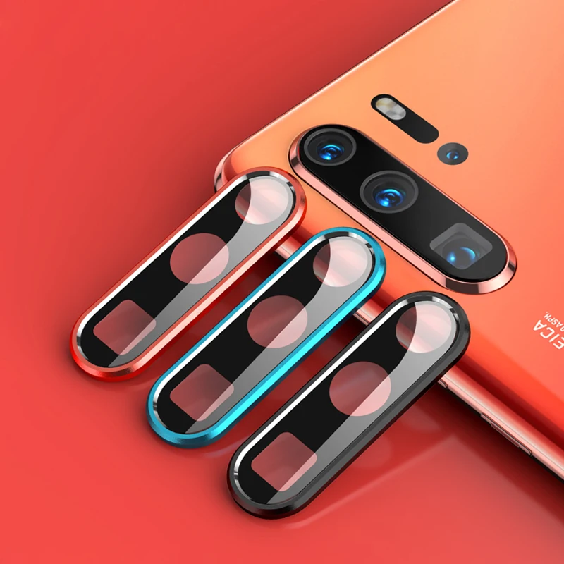 Для huawei P30 Pro защита для экрана камеры + задняя объектива Кольцо чехол P20 2 в 1 6D