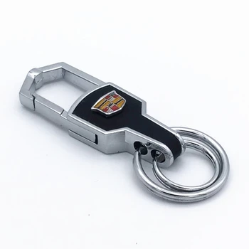 

Metal Leather Car Styling Keychain Key Chain Key Rings for Cadillac CT5 CT4 ATSL XTS CT6 XT4 XT5 XT6 SRX BLS Auto Accessories