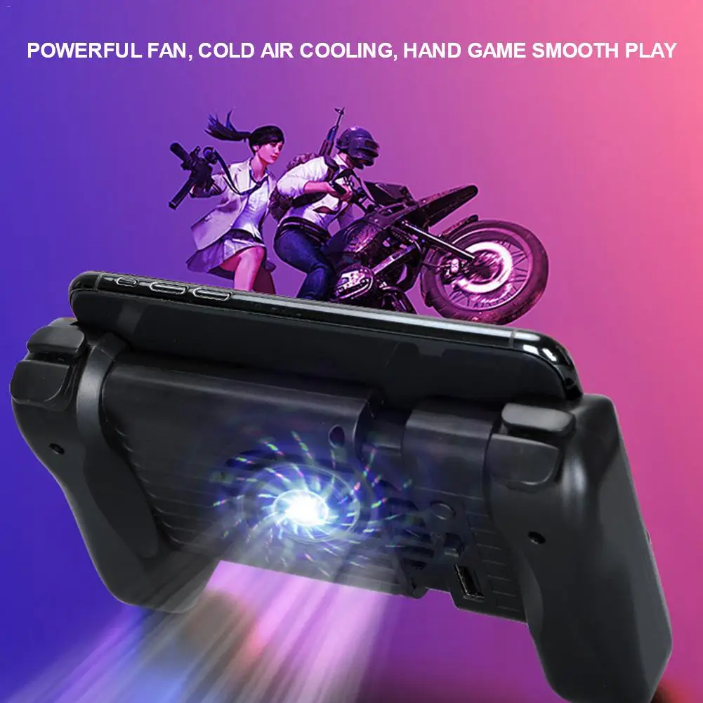 

Bluetooth 4.2 Retractable PUBG Game Controller With Radiator Built-in 2000Am Large Capacity Charging Battery For IOS Android