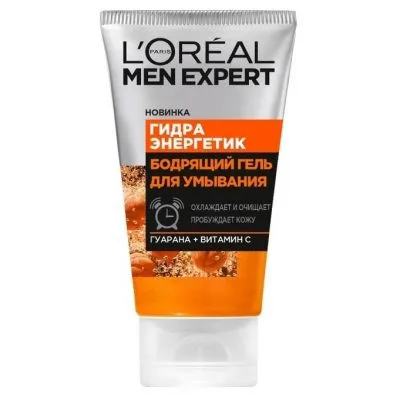 Гель для умывания лица бодрящий L'Oreal Paris Men Expert «Гидра Энергетик», 100 мл