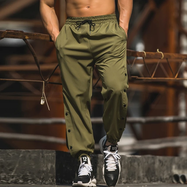 Pantalones de correr finos para hombre, pantalón de entrenamiento