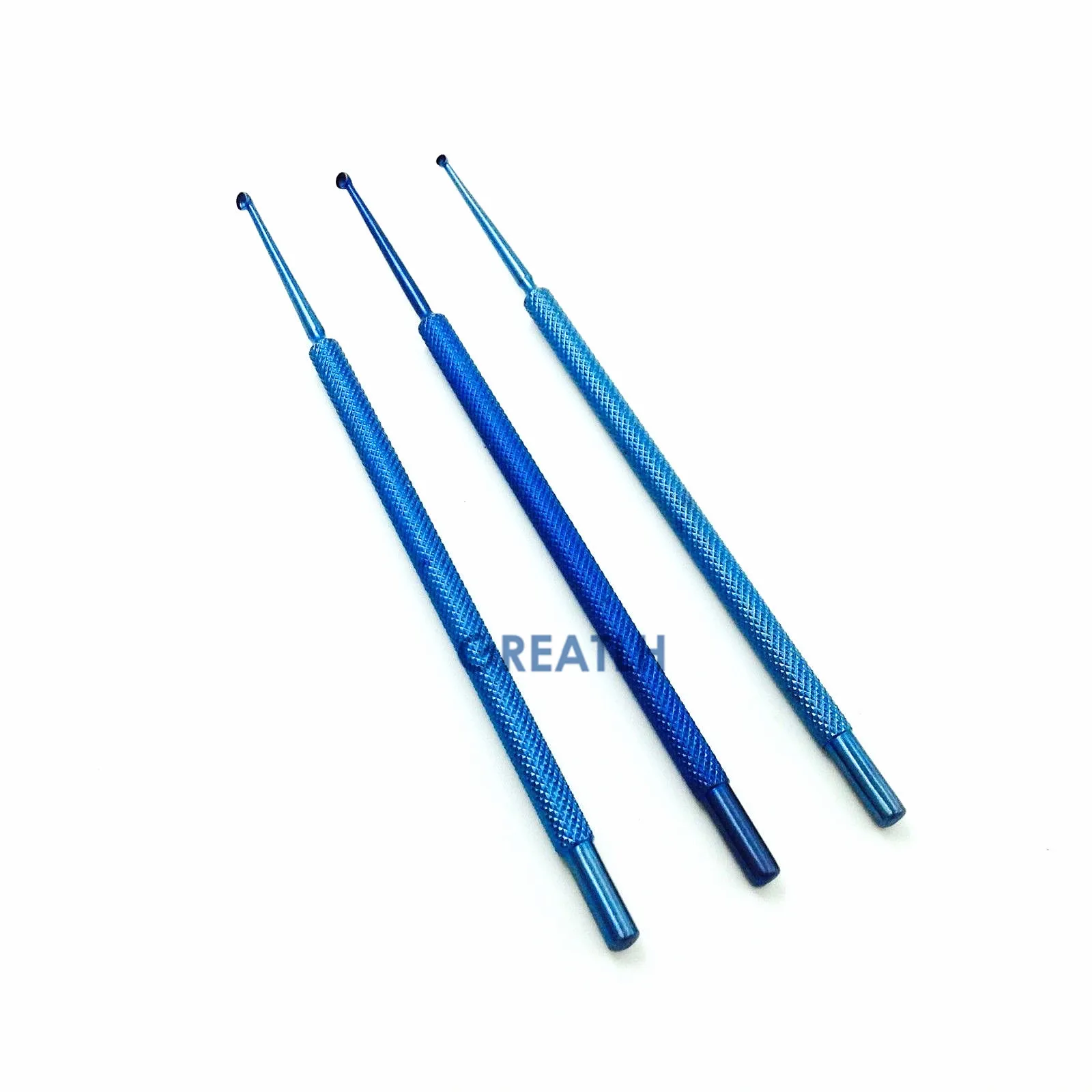 

3PCS Titanium Chalazion Curettes Micro Ophthalmic Eye Instrument