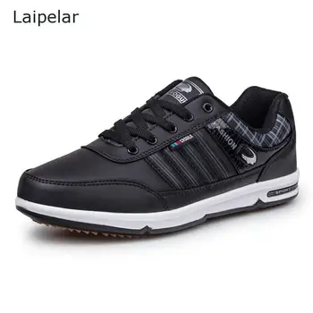 

Men's Low-top Casual Shoes Sneakers Fashion Wear-resistant Board Shoes Leather Shoes Versatile Breathable Soft-soled Shoes