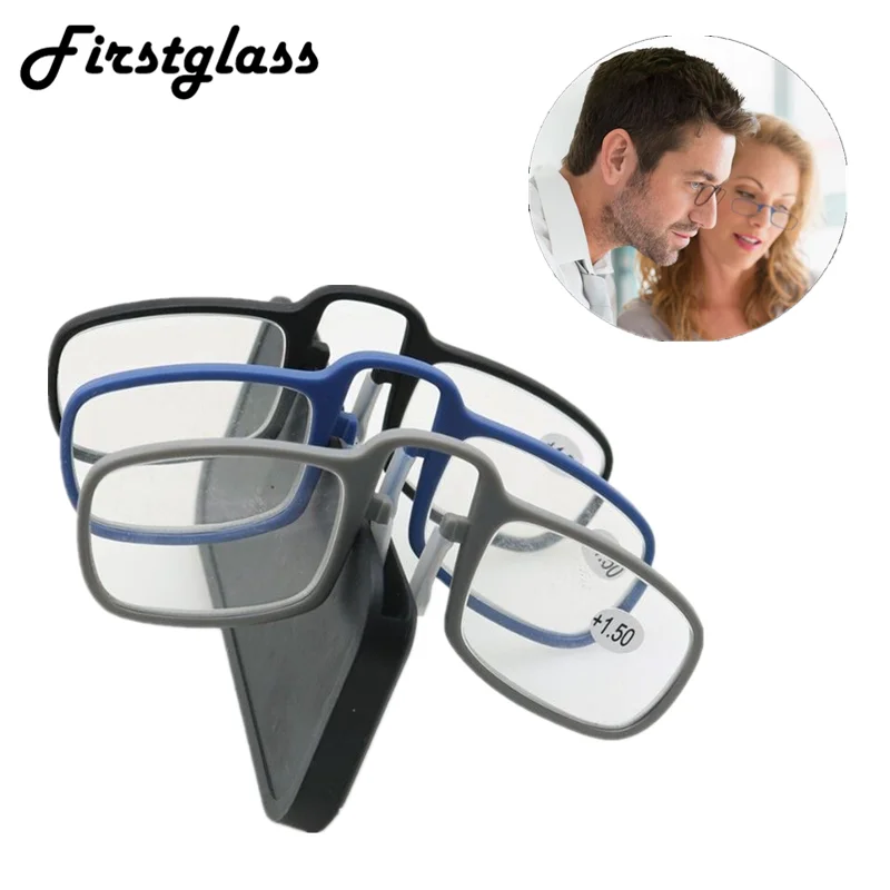 2019NewestMiniStickyReadingGlassesNoseCliponPresbyopicGlasses