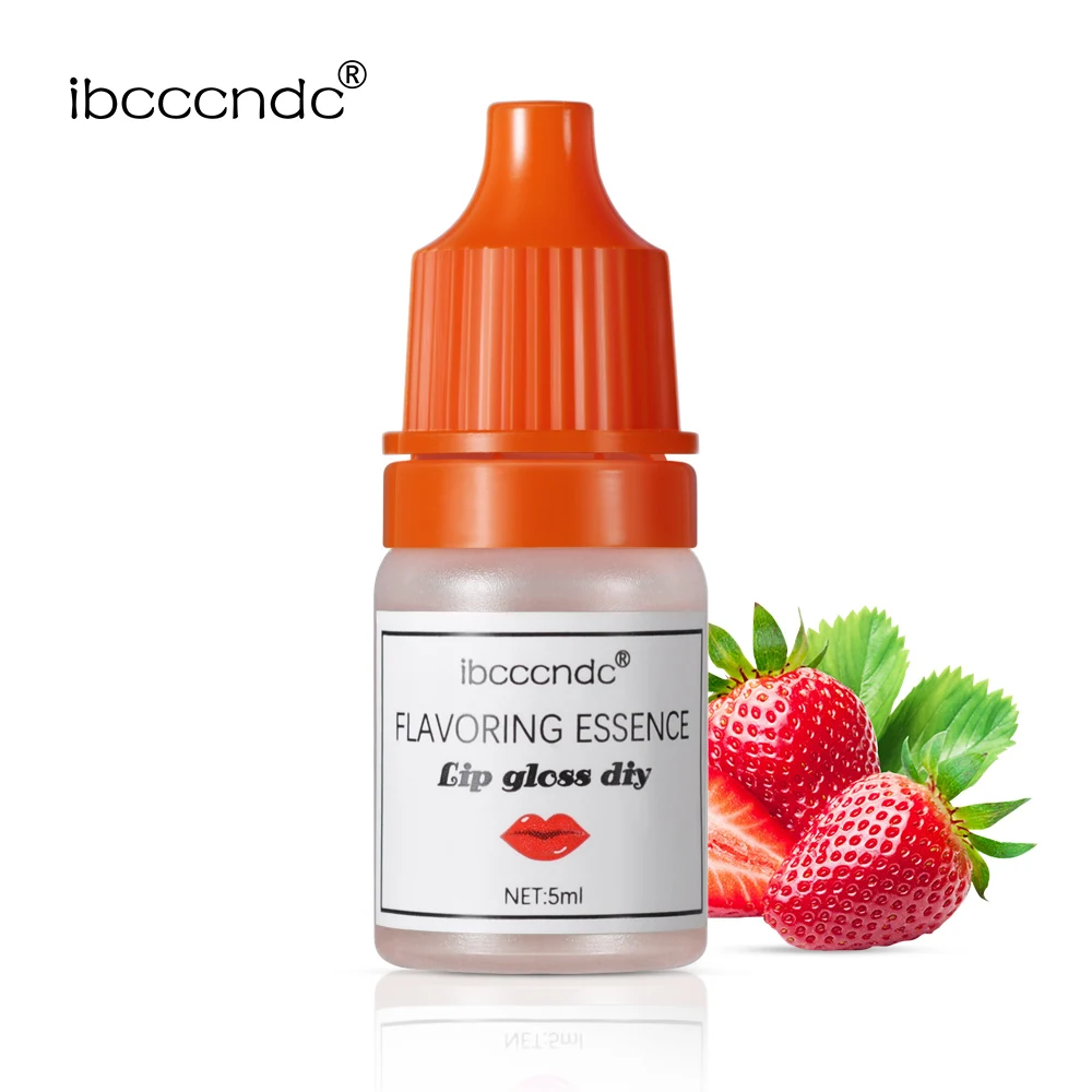 

Strawberry Natural Flavor Essence For Lipgloss Handmade Cosmetic Lip Gloss DIY Food Grade Fragrance Flavoring Essential Oils 5ml