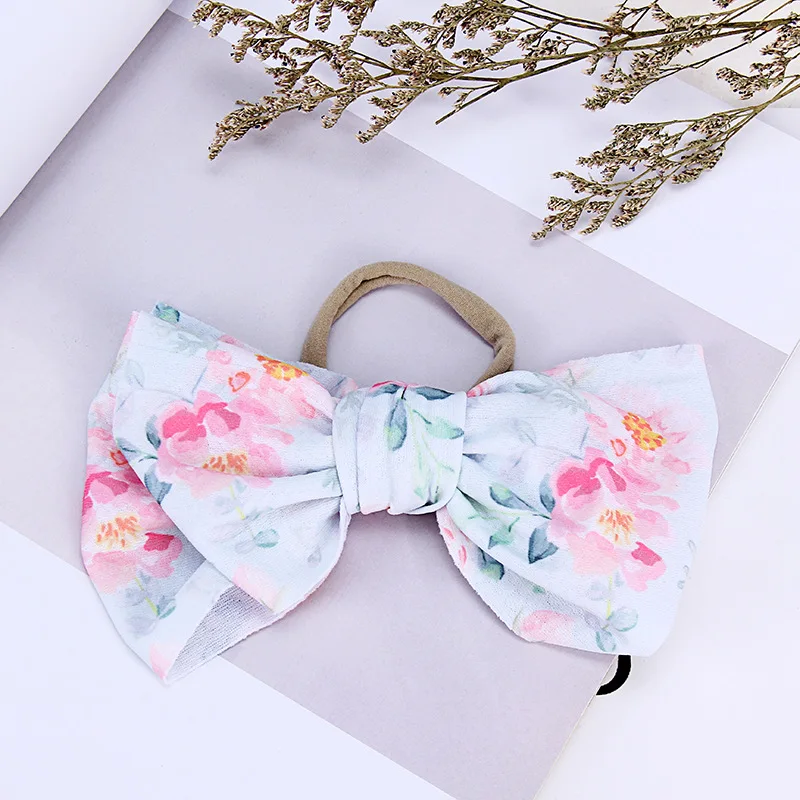 26 Elastique Cheveux Fille Детская повязка на голову с бантом бандо Bebe Fille ободки для девочек Новорожденные Детские Луки завязанные детские украшения для волос - Цвет: 26