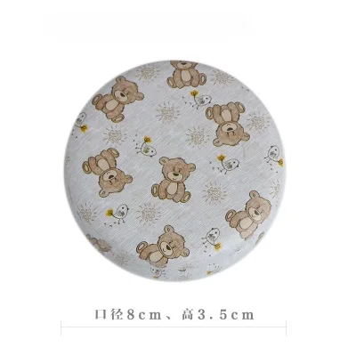 A004 Жестяная круглая макарон, десерт жестяная коробка маленькая монета для хранения ювелирных изделий чехол коробочка для жевательных резинок Изысканная печать - Цвет: A004