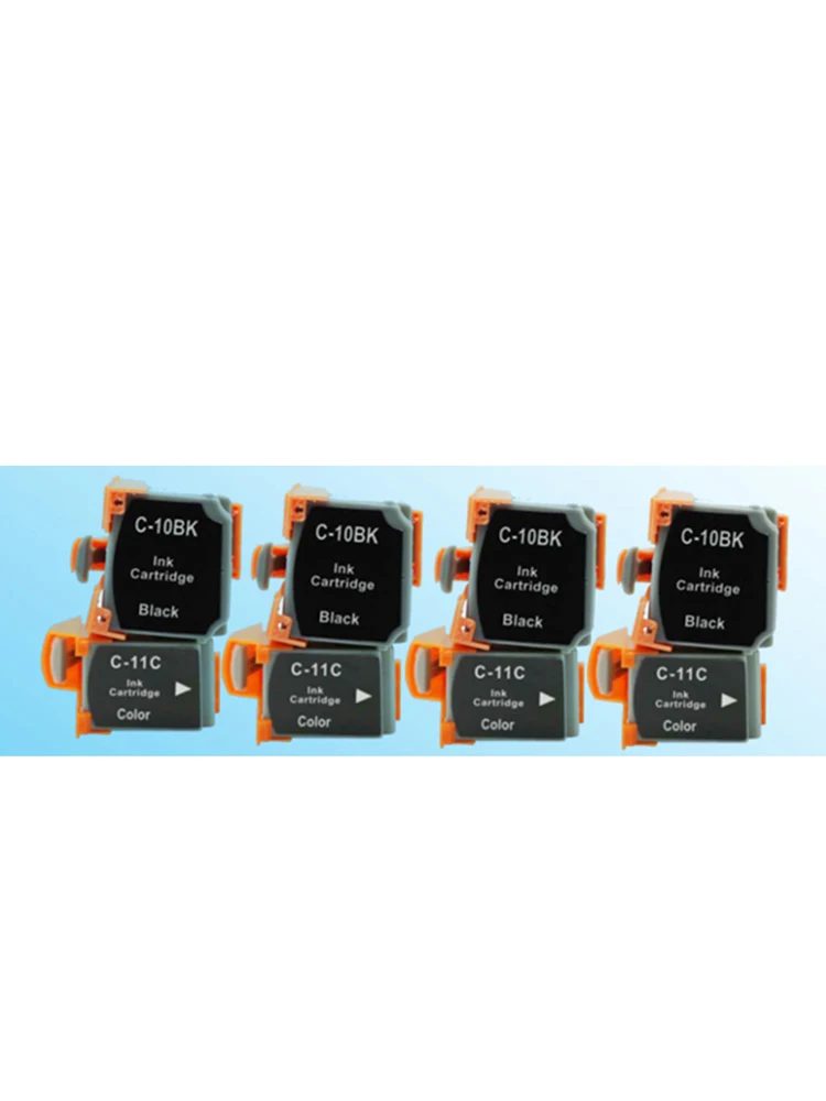 4 набор(8 шт.) Совместимые картриджи для BCI 10 11 BCI-10 BCI-11 BJC-50 BJC-55 BJC-70 BJC-80 BJC-85 BJC-85PW BJ-30