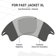 Mryok поляризованные Сменные линзы для солнцезащитных очков Оукли фаст куртка XL серый фотохромные