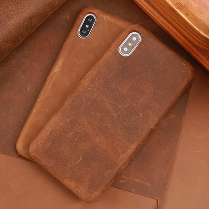 Чехол для Телефона iPhone 6 6s 7 8 Plus 11 Pro X Xr Xs Max чехол из воловьей кожи Crazy Horse 6sp 7p