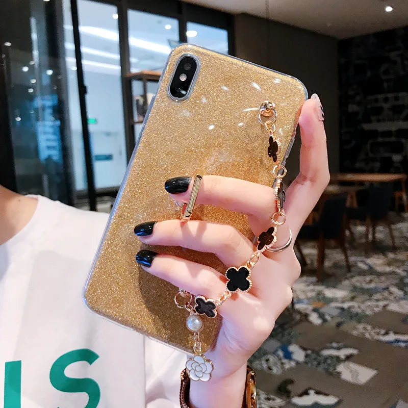 Четырехлистный клевер чехол на мобильный телефон чехол для LG X Мощность 3 K50 G4 G5 G3 K10 K11 K8 40 K12 плюс - Цвет: Gold Clover