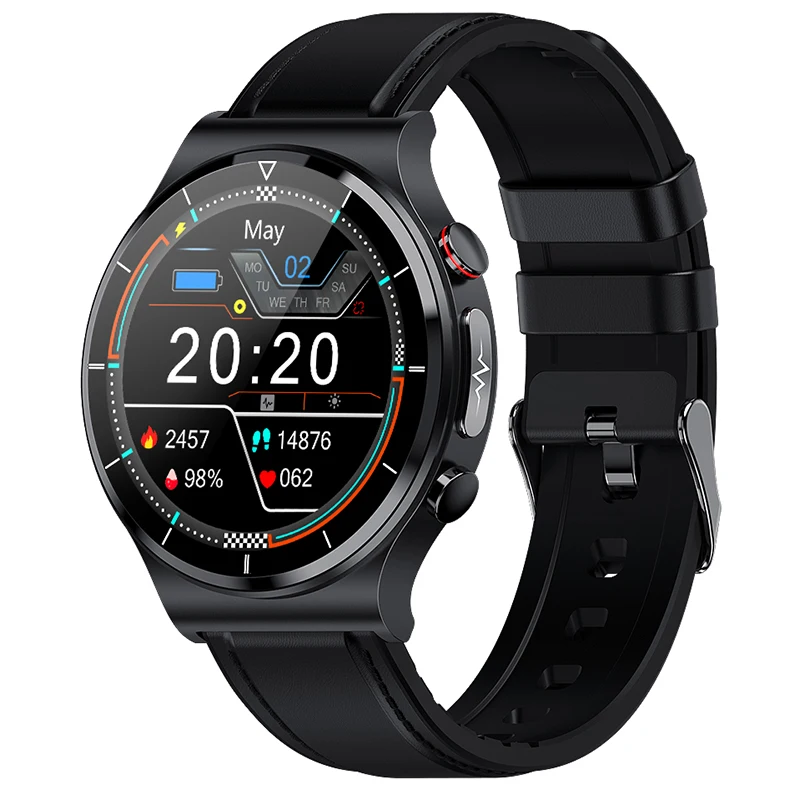 2022 New Health Smart Watch Men ECG+PPG Body Temperature Blood Oxygen Heart Rate IP68 Waterproof Wireless Charger Men Smartwatch 