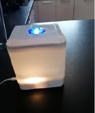 Miniaire acondicionado portátil USB, Humidificador purificador, ventilador de refrigeración de aire de escritorio, 7 colores, para oficina y habitación