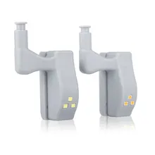 1 шт., светодиодная подсветка под шкаф, Универсальный светильник для гардероба, датчик, светодиодный, Armario, внутренняя шарнирная лампа для шкафа, шкафа, кухни