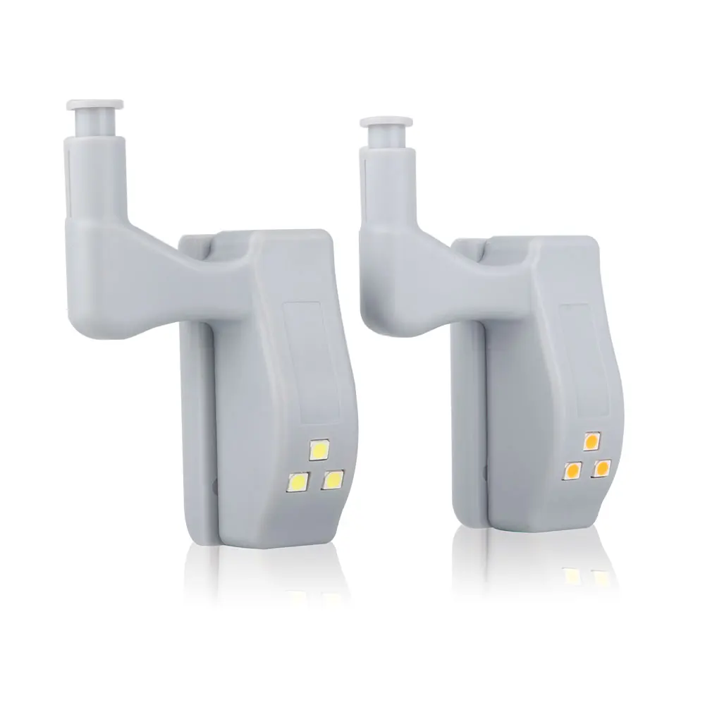 

1 PCS LED Under Cabinet Light Universal Wardrobe Light Sensor Led Armario Inner Hinge Lamp For Cupboard Closet Kitchen @