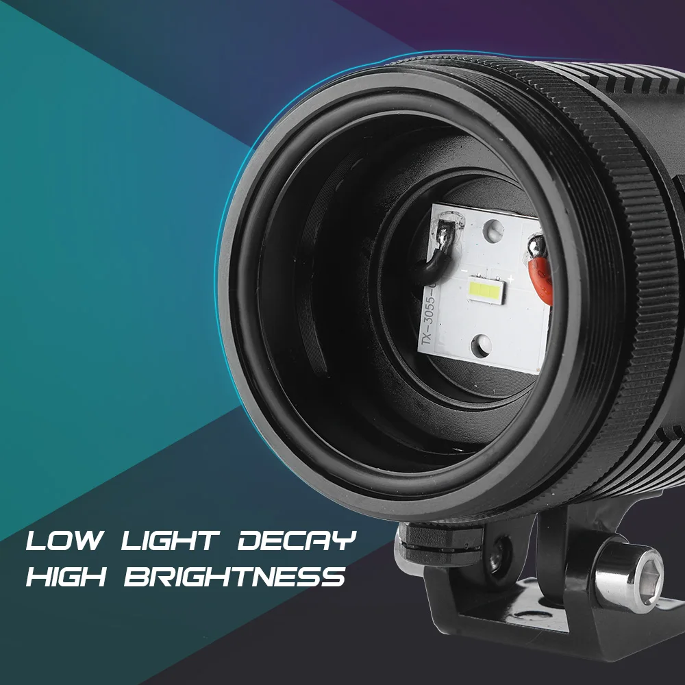 パスカル　LEDライト Amazon.com: Universal 6 LED Motorcycle Driving Lights - 2.5