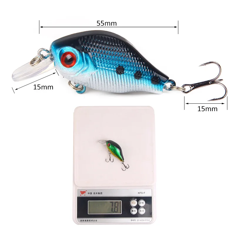 Crankbait Fishing Lure 2pcs 87mm 15.5g Artificial Hard Bait