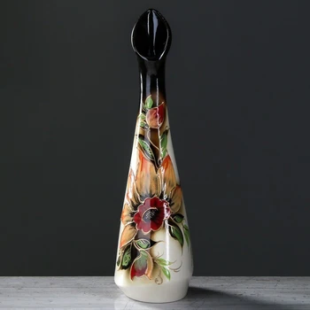 

Floor vase "Arrow" yellow daffodils, 51 cm