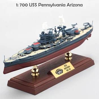 

fine 1:700 World War II model of the USS Pennsylvania Arizona Pearl Harbor Incident Alloy collection model