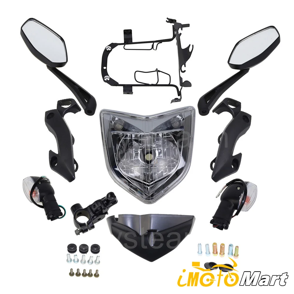 For Yamaha FZ1N FZ1-N FZ-1N 2006-2012 2007 2008 2009 2010 2011 Motorcycle Headlight Head Light Lamp Headlamp Assembly Case Kit