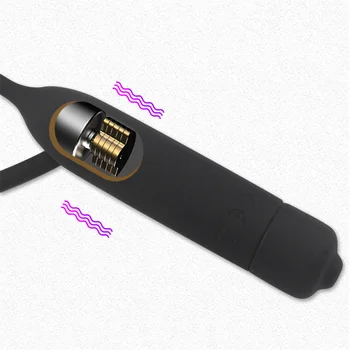 Long Penis Plug Vibrator Silicone Urethral Catheter Sex Toys For Men Masturbator Vibrating Urethra Sound Dilator Dick Massager 6