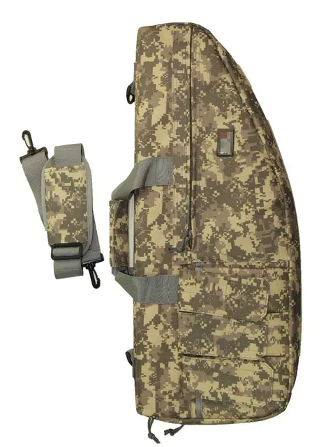 Тактическая нейлоновая сумка для ружья высокой плотности, коробка для винтовки, сумка для переноски, три размера, охотничий рюкзак, Охотничья сумка из хлопка - Цвет: 70cm ACU