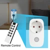 Home Assistant EU French Socket Smart Plug 433Mhz Universal Remote Control Controller RF Switch 16A Programmable Light Outlets 6