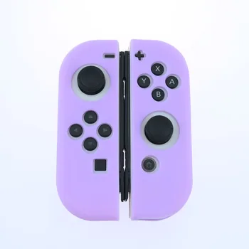

Light Purple Silicone Case For NS Switch Cover Joycon Case Soft Controller Shell Console Protective Controller Joy-con Cover