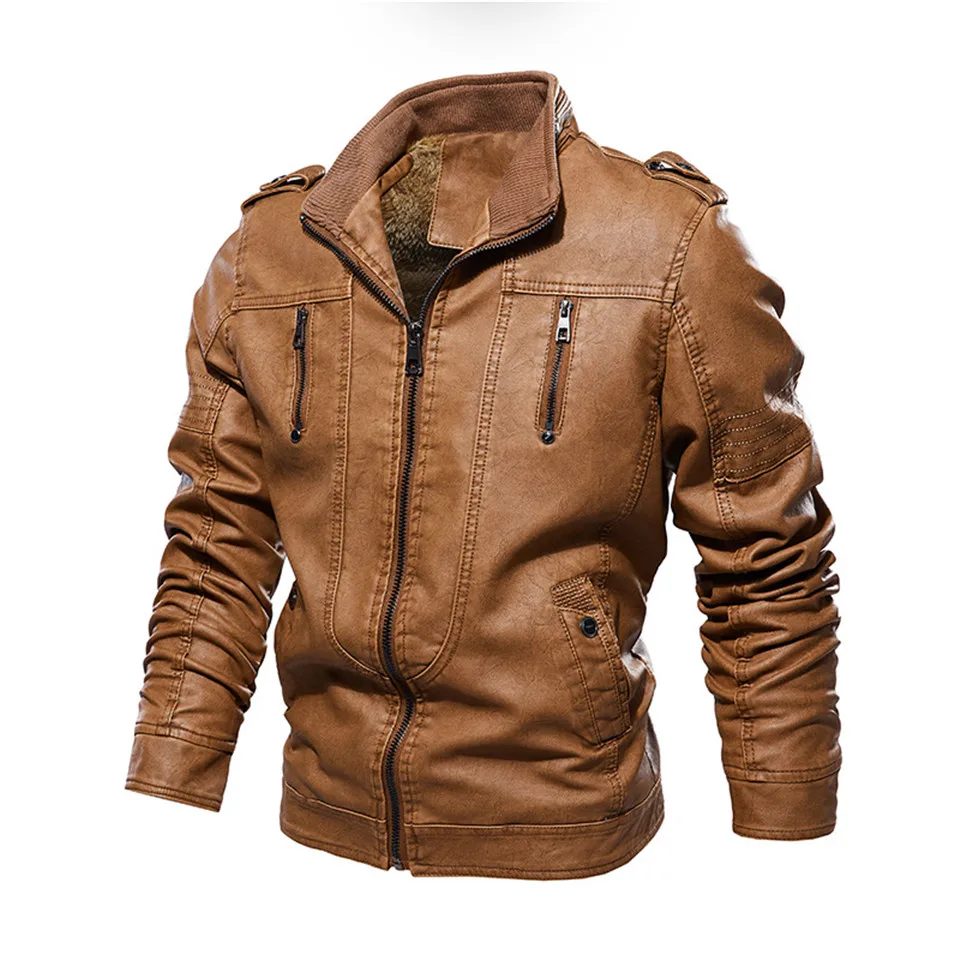 Мужские Куртки из искусственной кожи, верхняя одежда, кожаная байкерская куртка для мужчин, крутая мотоциклетная куртка для мужчин, зима-осень, Jaquetas De Motocicleta 4XL