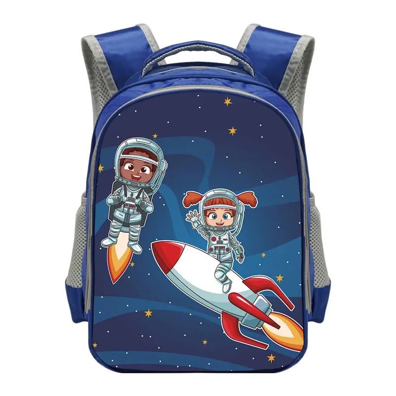 School Backpacks Galaxy Astronaut Moon Cross Body Shoulder Messenger Laptop  Bag 