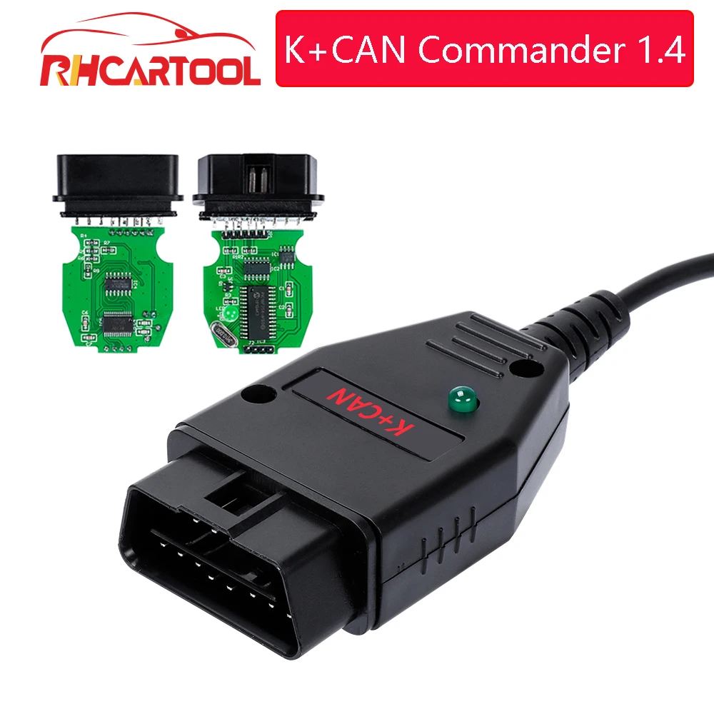 Диагностический кабель OBD2 для VAG K + CAN Commander 1 4 с чипом FTDI FT232RL PIC18F258 интерфейсный