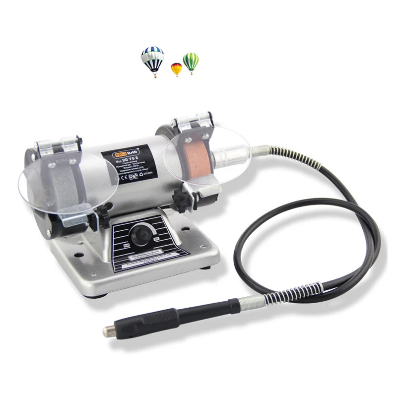 

Household Desktop Grinder Speed Regulation Motor 220v Jade Polisher Multifunction Grinding Machine Small Grinder