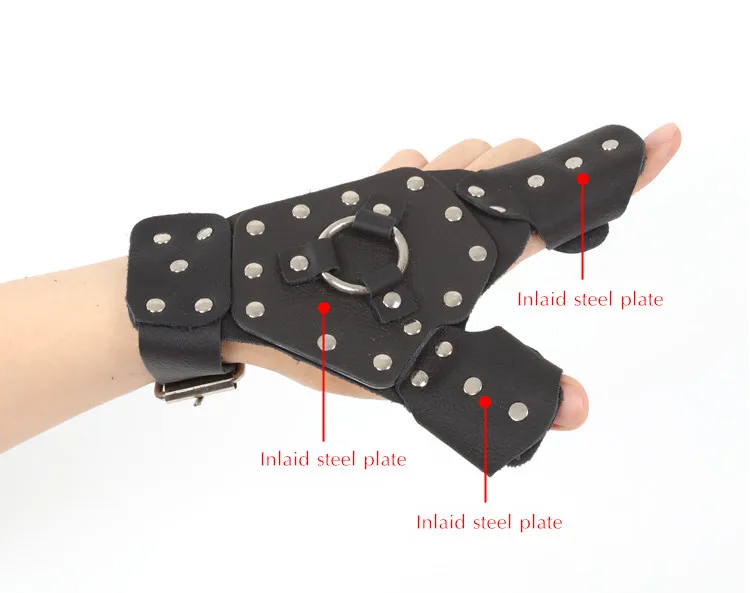 Banda de Borracha Peixe Caça Faça Você Mesmo Estilingue Pulseira Mão Aço Inoxidável Carretel Tiro Arco Conjunto 8 Peixe caça diy estilingue estilingue pulseira banda
