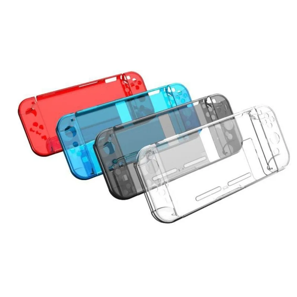 Прозрачный защитный чехол для nintendo Switch, чехол, чехол для nyd Switch, Ультратонкий Прозрачный чехол для ПК, сумка