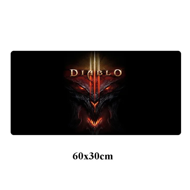 Фиолетовый 60x30 см XXL DIABLO Ⅲ большой игровой коврик для мыши геймер с запирающимся краем Резиновый Большой Коврик для мыши отаку клавиатура Коврик для ноутбука стол компьютерный коврик - Цвет: Фиолетовый
