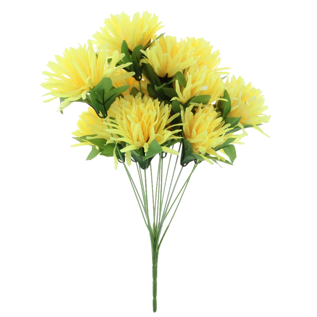 

Simulation Chrysanthemum Bouquet Memorial Day Cemetery Funeral Memorial Grave Flower