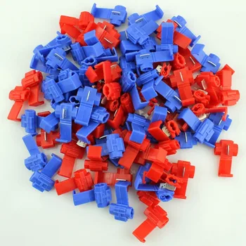 

10pcs Lock Wire Connectors Quick Splice Terminals Crimp Electrical